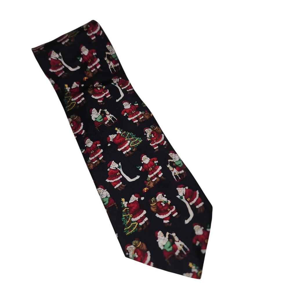John Henry Christmas Santa Workshop Neck Tie